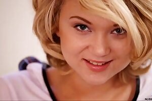 Petite school nubile nails her way to internal ejaculation