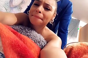 Exotic Splendid smallish ebony homemade cellphone teen sextape