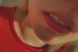 Little Cute Barbie Lady who loves to slurp man donk